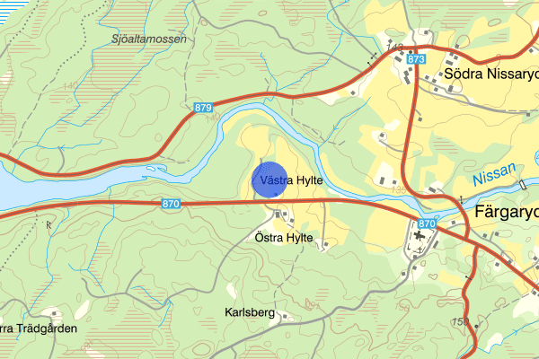 Västra Hylte 18 juni 07.01, Sammanfattning kväll och natt, Hallands län
