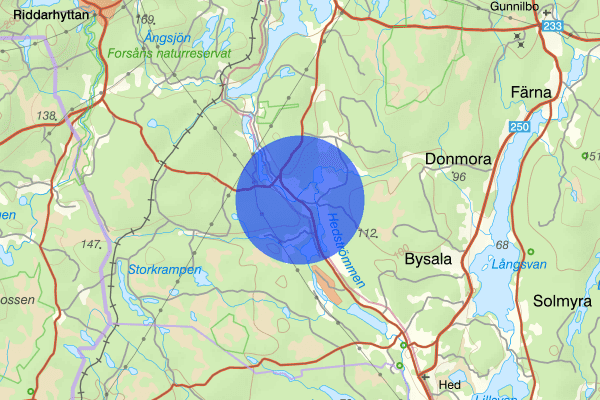 Östanfors 18 juni 10.56, Trafikolycka, Skinnskatteberg