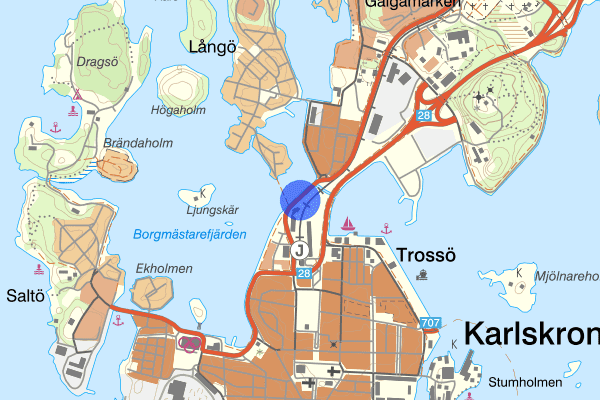 Blekingegatan 18 juni 22.18, Inbrott, försök, Karlskrona