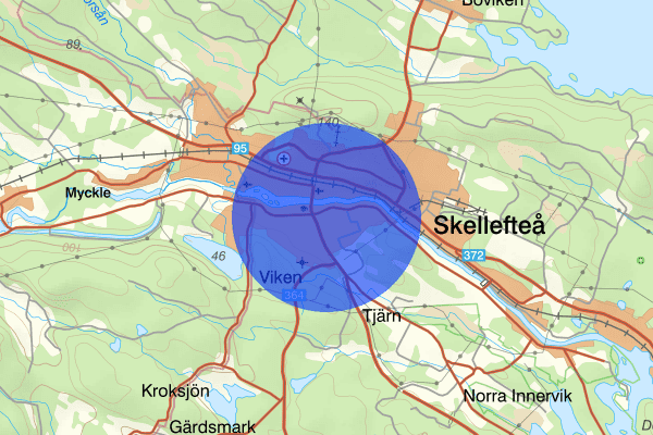 Anderstorp 19 juni 11.05, Trafikolycka, smitning från, Skellefteå
