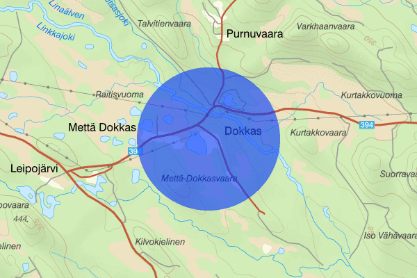 Dokkas 19 juni 16.36, Trafikolycka, Gällivare