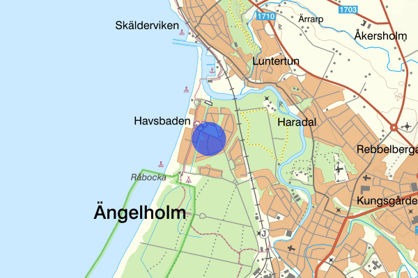 Havsbadsvägen 19 juni 23.05, Rattfylleri, Ängelholm