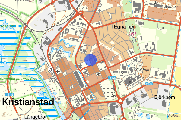 Villandsgatan 19 juni 22.03, Rån, Kristianstad