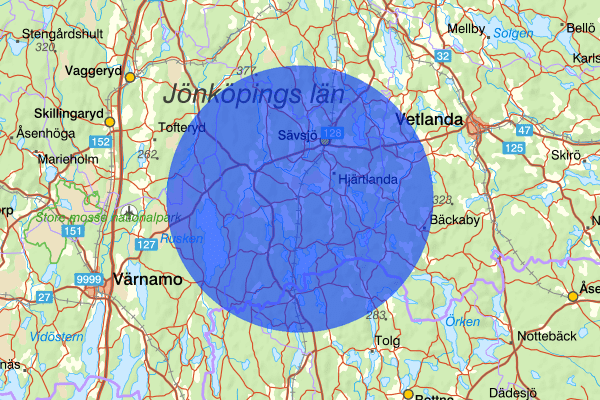 20 juni 08.00, Sammanfattning natt, Sävsjö