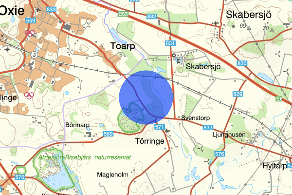 Hyltarpsvägen 20 juni 15.22, Trafikolycka, Svedala