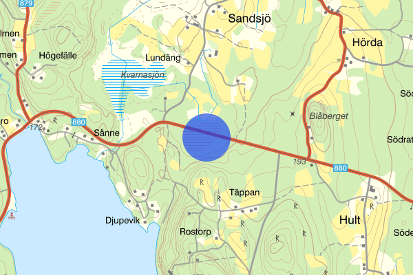 Södragårdsmosse 21 juni 18.22, Trafikhinder, Växjö