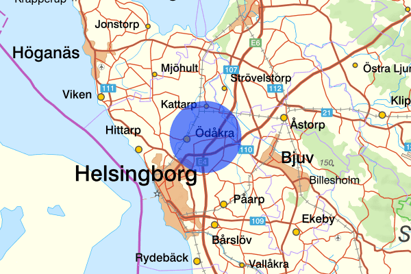 Ödåkra 21 juni 18.49, Misshandel, Helsingborg