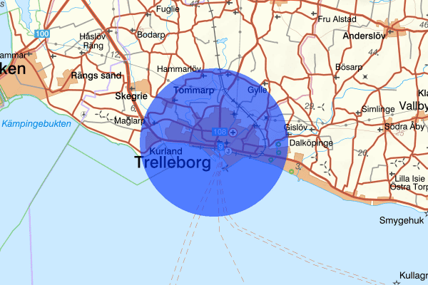Trelleborg 21 juni 22.00, Misshandel, Trelleborg