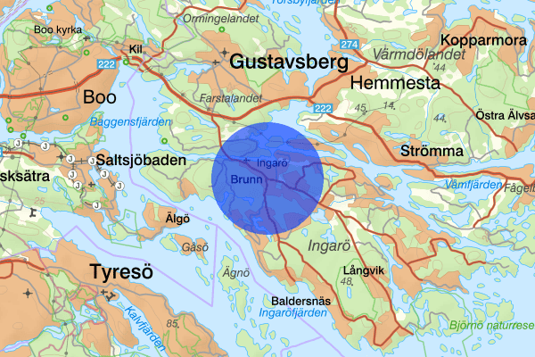 Brunn 22 juni 07.59, Rattfylleri, Värmdö