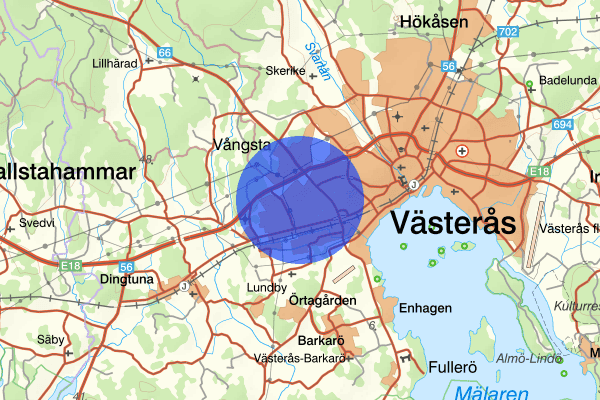 Bäckby 21 juni 21.34, Brand, Västerås