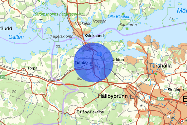 Tumbo 22 juni 11.34, Trafikolycka, Eskilstuna