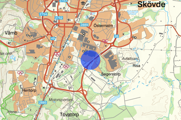 Volvovägen 22 juni 11.25, Arbetsplatsolycka, Skövde
