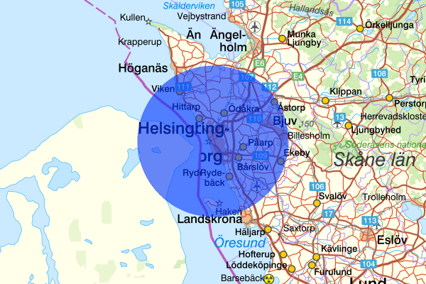Helsingborg 24 juni 00.53, Rån, Helsingborg