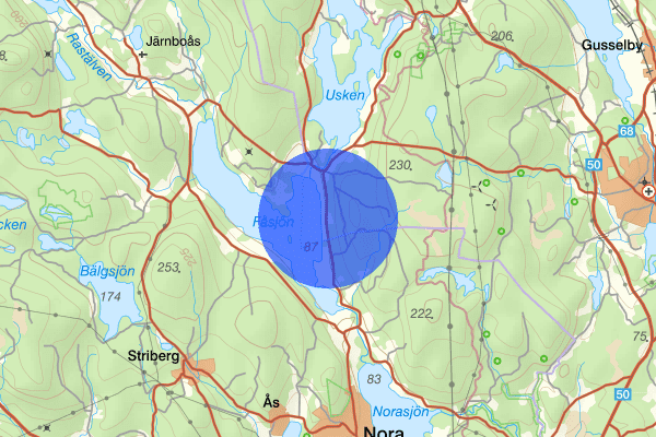 Södermalm 24 juni 07.07, Sammanfattning natt, Örebro län
