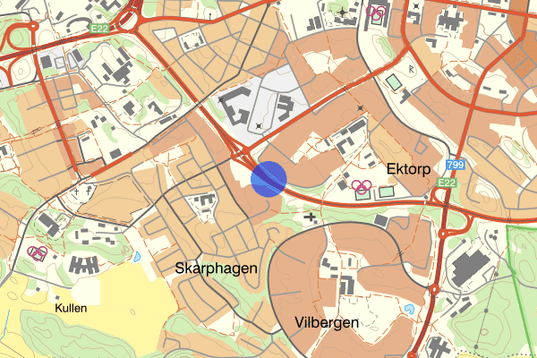 Trafikplats Skarphagen 24 juni 09.50, Rån, Norrköping