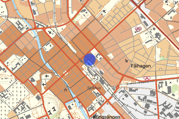 Roslagsgatan 24 juni 10.17, Trafikolycka, Uppsala