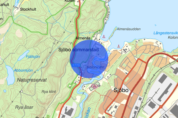 Almenäsvägen 24 juni 17.42, Trafikolycka, personskada, Borås