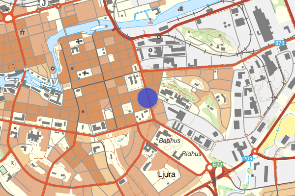 Östra Promenaden 25 juni 11.40, Skadegörelse, Norrköping