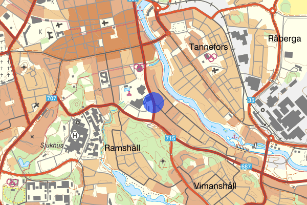 Hamngatan 25 juni 13.40, Trafikolycka, Linköping