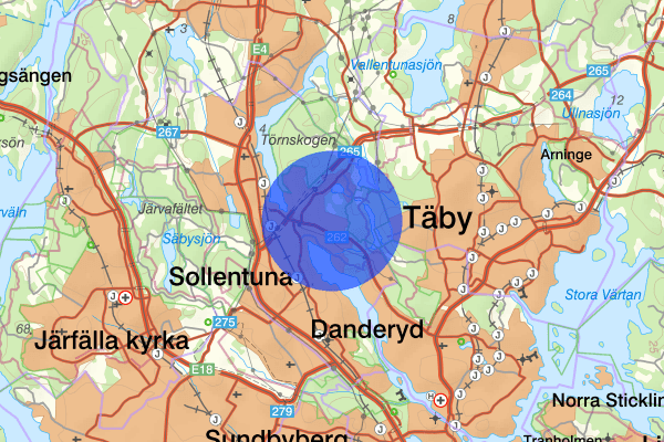 Edsberg 26 juni 00.41, Brand, Sollentuna