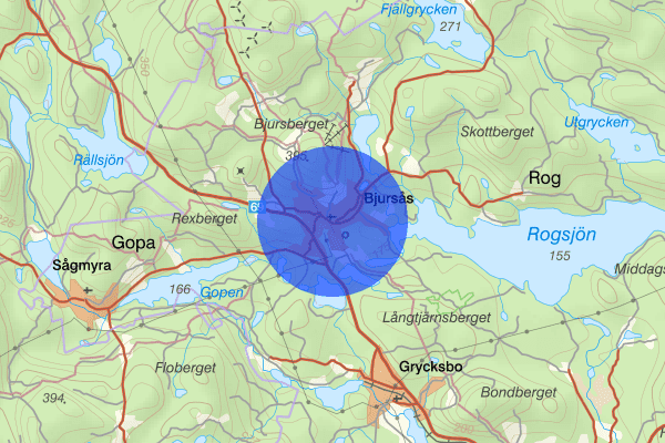 Bjursås 27 juni 12.42, Trafikolycka, personskada, Falun