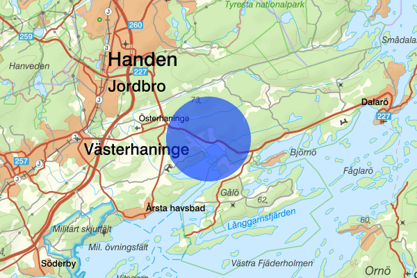 Dalarövägen 27 juni 19.08, Rattfylleri, Haninge