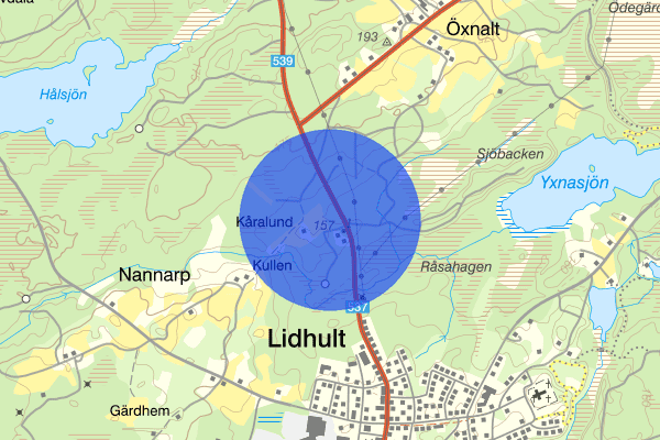 Unnarydsvägen 28 juni 22.08, Rattfylleri, Ljungby