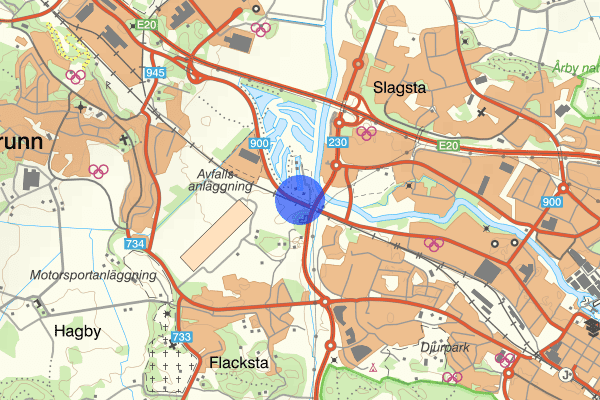 Folkestaleden 29 juni 14.40, Trafikhinder, Eskilstuna