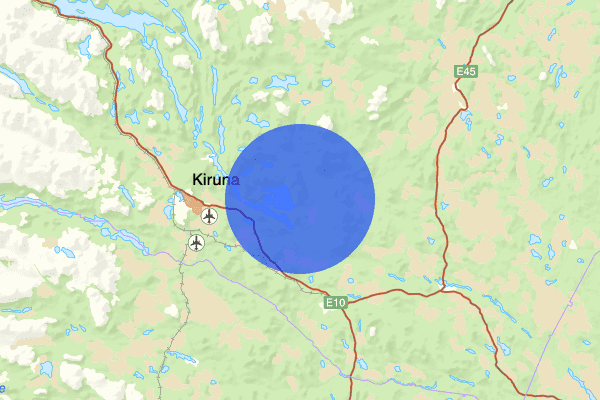 Jukkasjärvi 29 juni 11.59, Skadegörelse, Kiruna