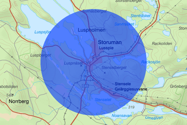 Storuman 30 juni 13.10, Trafikolycka, Storuman
