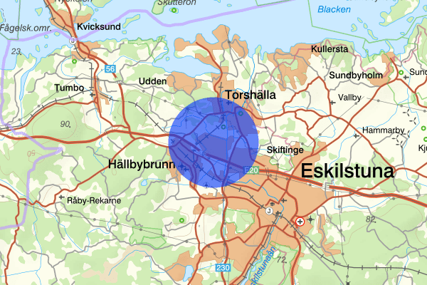 Brunnsta 30 juni 16.47, Trafikolycka, Eskilstuna