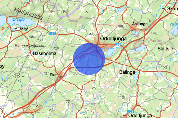 Ekholm 01 juli 17.26, Trafikolycka, Örkelljunga