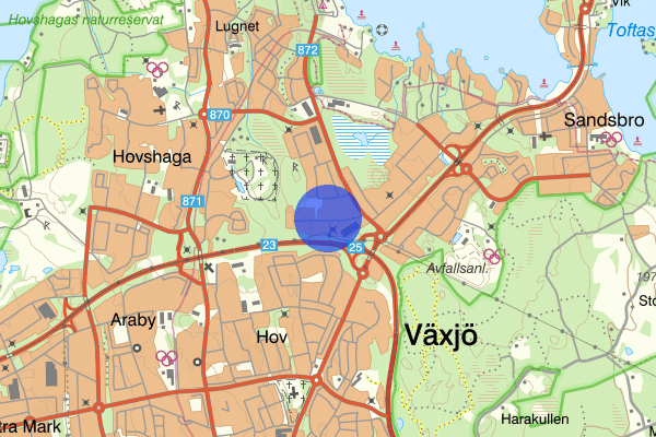 Älgvägen 03 juli 11.13, Trafikolycka, Växjö