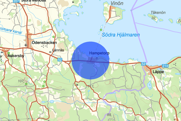 Hampetorp 03 juli 17.45, Räddningsinsats, Örebro län