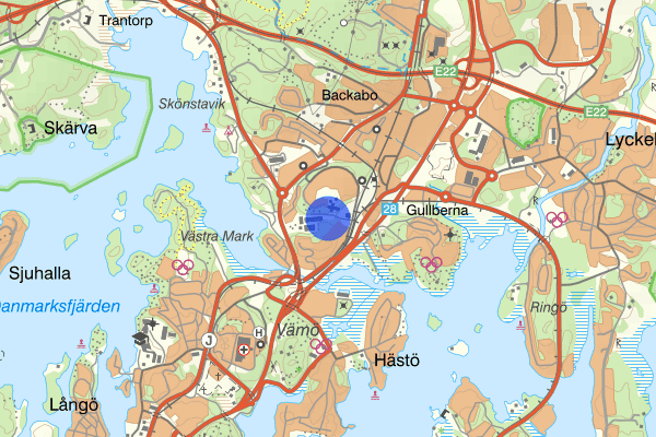 Sunnadalsvägen 04 juli 23.48, Knivlagen, Karlskrona