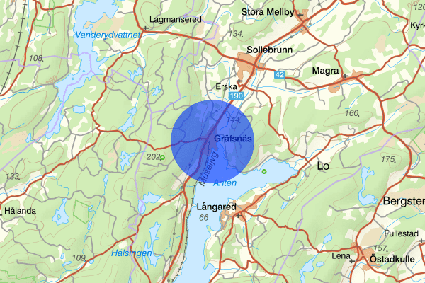 Gräfsnäs 07 juli 09.32, Brand, Alingsås