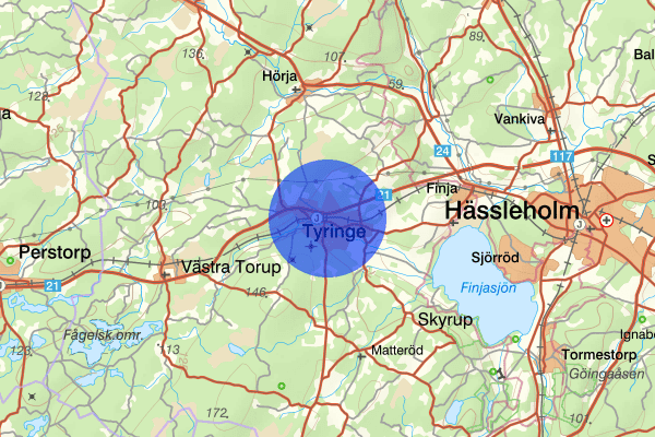 Tyringe 08 juli 18.18, Brand, Hässleholm