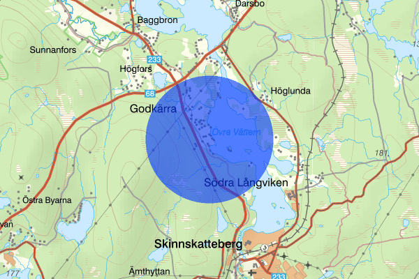 Bergslagsvägen 08 juli 23.20, Skadegörelse, Skinnskatteberg