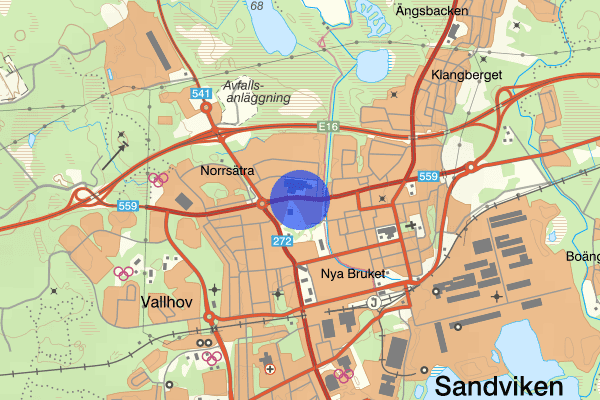 Gävlevägen 09 juli 01.51, Rån, Sandviken