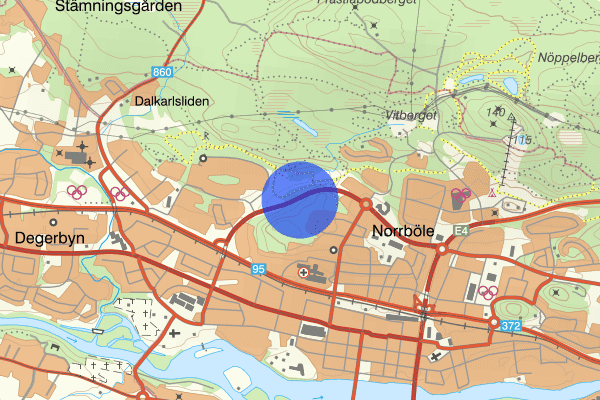 Klockarbergsvägen 09 juli 09.30, Trafikkontroll, Skellefteå