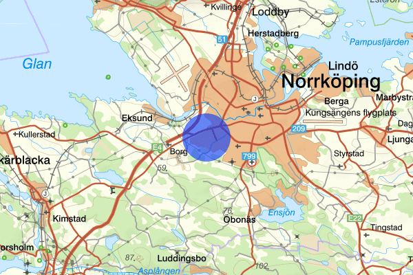 Klockaretorpet 09 juli 06.55, Trafikolycka, personskada, Norrköping