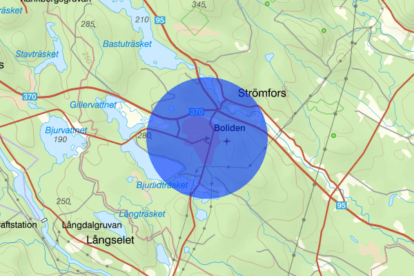 Boliden 09 juli 12.53, Trafikolycka, singel, Skellefteå