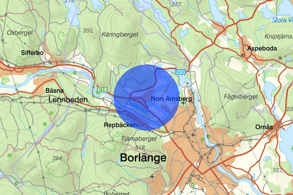 Norr Amsberg 11 juli 07.36, Trafikolycka, Borlänge