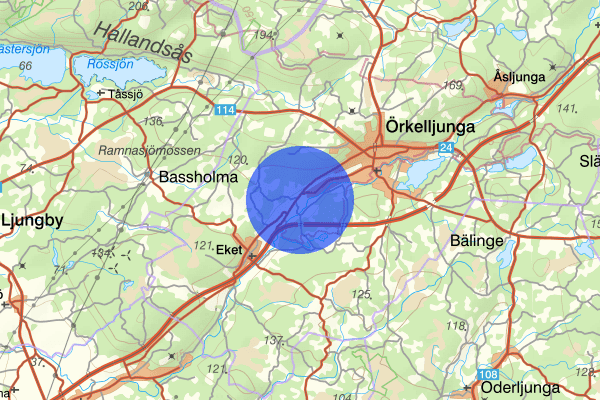 Ljungaskog 11 juli 09.33, Trafikolycka, Örkelljunga