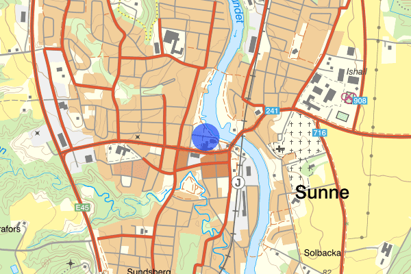 Mejerigatan 11 juli 14.12, Trafikolycka, Sunne