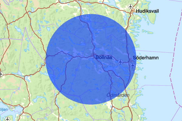 12 juli 00.28, Misshandel, Bollnäs