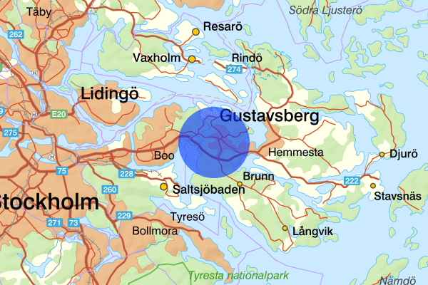 Gustavsberg 12 juli 14.38, Kontroll person/fordon, Värmdö