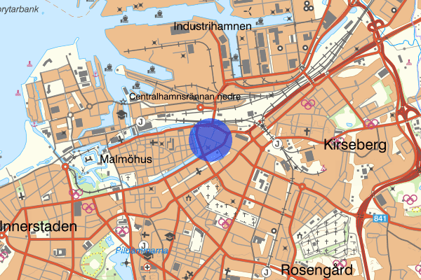 Slussen 12 juli 19.25, Rån, Malmö