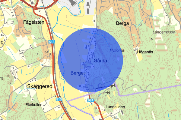 Annebergsvägen 13 juli 11.35, Trafikolycka, personskada, Mölndal