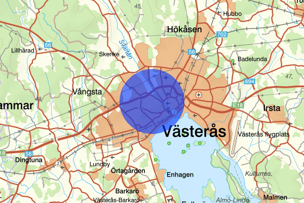 Pettersberg 14 juli 01.21, Stöld, Västerås